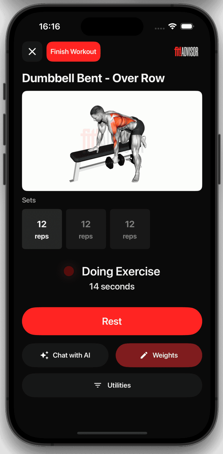 FitAdvisor App Screenshot 3